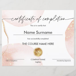 Diploma certificaat van voltooiing