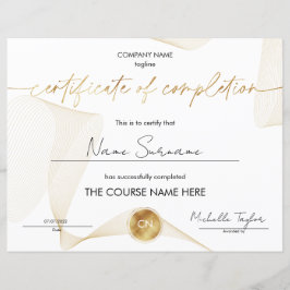 Diploma certificaat van voltooiing