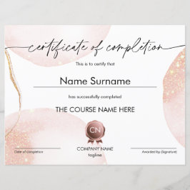 Diploma certificaat van voltooiing