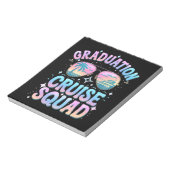 Diploma Cruise Bemanning Cruiseschip Retro Notitieblok (Linkerzijde)