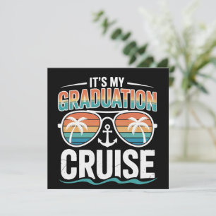 Diploma Cruise Team Passende Reis Familie Afstuder Kaart