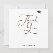 Diploma Dankkaart | Asmelina Harley Script (Voorkant)