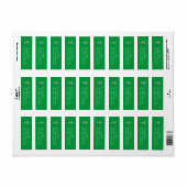 Diploma Dierarts Groen Zilver Etiket (Full Sheet)