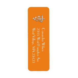 Diploma Diergeneeskunde Oranje Zilver Etiket