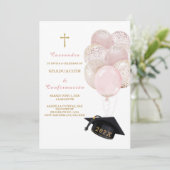 Diploma- en Bevestigingsuitnodiging Kaart (Staand voorkant)