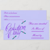 Diploma en bogen - kaart (Voorkant / Achterkant)