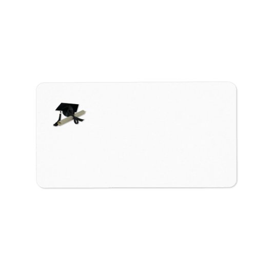 Diploma- en graduatieclap (Mortar Board) Etiket (Voorkant)