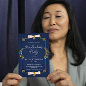 Diploma en Laurel Afstuderen Uitnodiging