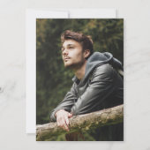 Diploma Feest Uitnodiging | Kraft Foto (Achterkant)