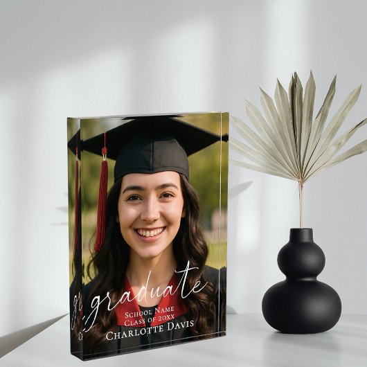 Diploma Foto Bord Gefeliciteerd de Afgestudeerde