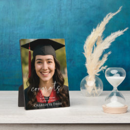 Diploma Foto Bord Gefeliciteerd de Afgestudeerde Fotoplaat