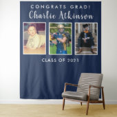 Diploma foto collage achtergrond banner wandkleed (In situ)