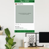 Diploma Frame Feest Prop Foto Booth Poster (Thuiskantoor)