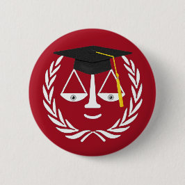 Diploma Geschenk voor afgestudeerden aan een recht Ronde Button 5,7 Cm