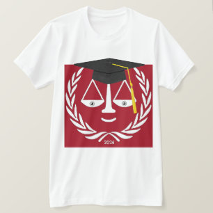 Diploma Geschenk voor afgestudeerden aan een recht T-shirt