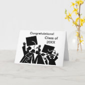 Diploma Geslaagd Groep Klas van 20XX Kaart (Gele Bloem)