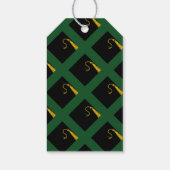 Diploma Groene Cadeaubijslagen Cadeaulabel (Achterkant)