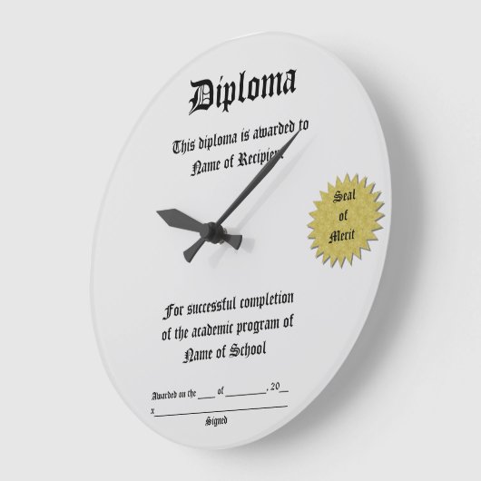 Diploma Grote Klok (Hoek)