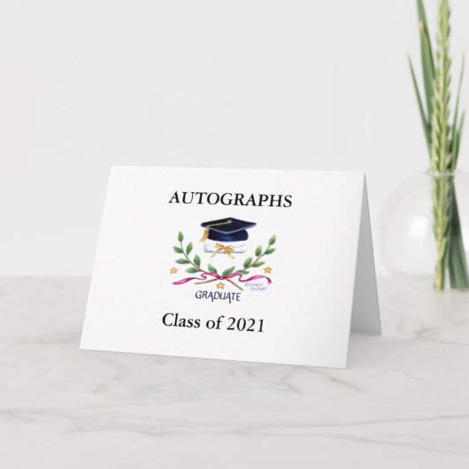 Diploma Handtekeningen Kaart (Voorkant)
