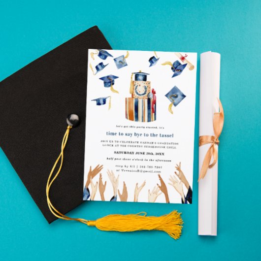 Diploma Hatten | Afstudeerfeest Uitnodiging
