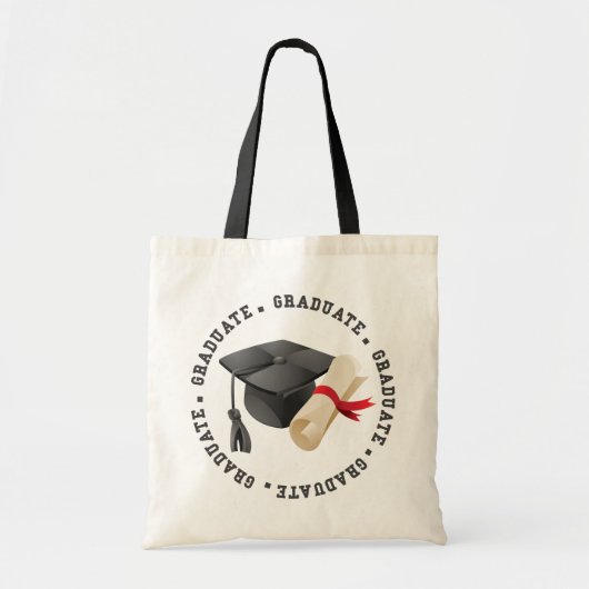 Diploma hoed en graad tas (Voorkant)