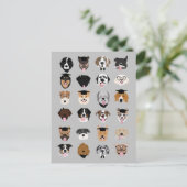 Diploma Hondengezichten Briefkaart (Staand voorkant)