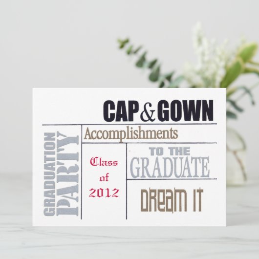 Diploma kaart (Staand voorkant)