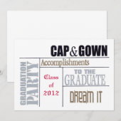 Diploma kaart (Voorkant / Achterkant)