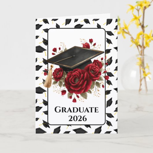 Diploma kaart (Gele Bloem)