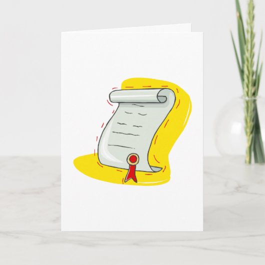 Diploma Kaart (Voorkant)