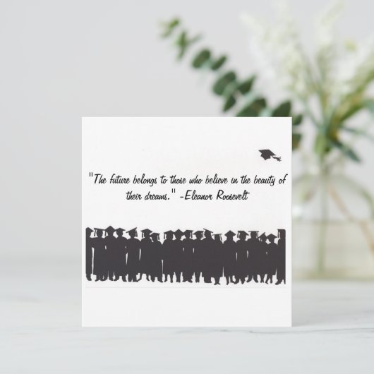 Diploma kaart (Staand voorkant)