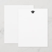 Diploma kaart notitiekaartje (Voorkant / Achterkant)