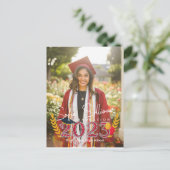 Diploma middelbare school felicatie kaart (Staand voorkant)