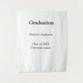 Diploma naam klas van 20XX universiteit naam simp Wandkleed (Voorkant)