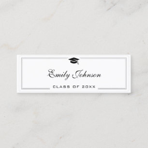 Diploma Naamkaart - Elegant Klassiek Contactkaartje