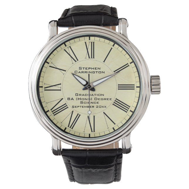 Diploma of afstudeerprijs horloge (Voorkant)