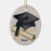 Diploma Ornament met Afstudeerhoed (Rechts)
