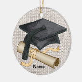 Diploma Ornament met Afstudeerhoed (Links)