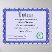 Diploma Poster (Voorkant)