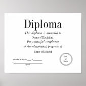 Diploma Poster (Voorkant)