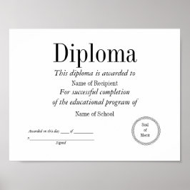 Diploma Poster