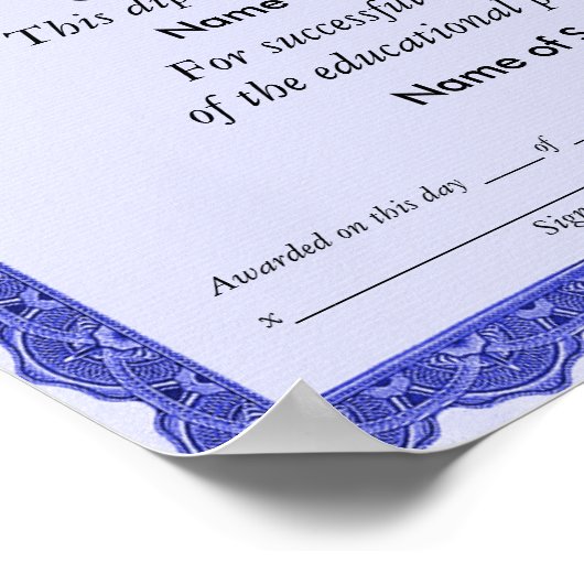 Diploma Poster (Hoek)