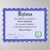 Diploma Poster (Voorkant)