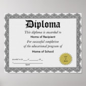 Diploma Poster (Voorkant)