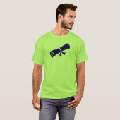 Diploma Rol Icoon voor Academische Afstuderen T-shirt (Voorkant volledig)