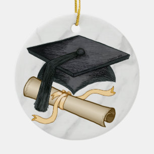 Diploma-sieraden voor afstudeerhoed keramisch ornament