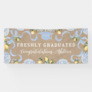 Diploma Sign Kraft Kleur Vers Afgestudeerd Spandoek
