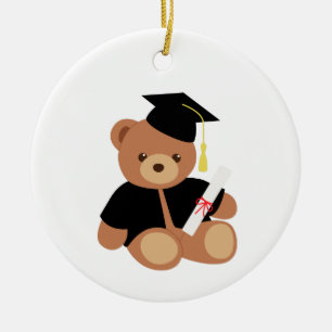 Diploma Teddybeer Keramisch Ornament