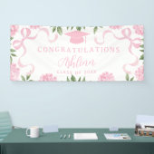 Diploma teken, Roze Hortensia, Wit Spandoek (Beurs)