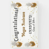 Diploma Uitgeefteken met naam Spandoek (Verticaal)